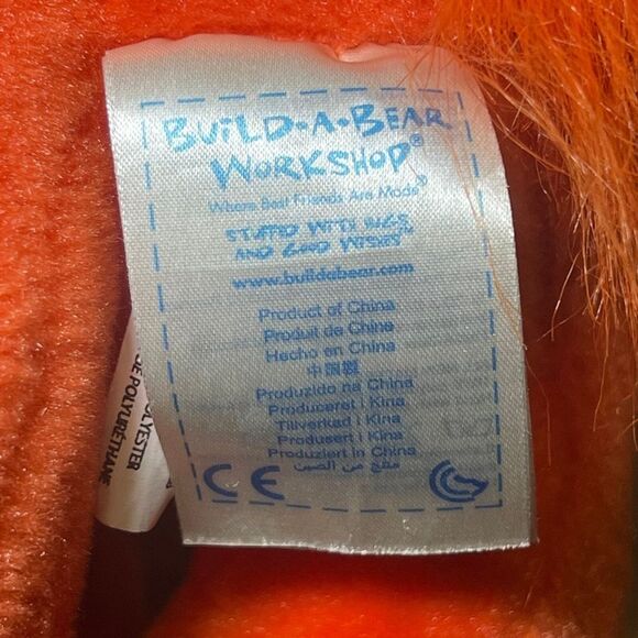 Build A Bear Plush Disney Palace Pets‎ Ariel's Pet Orange Treasure Kitty Cat - Picture 3 of 6